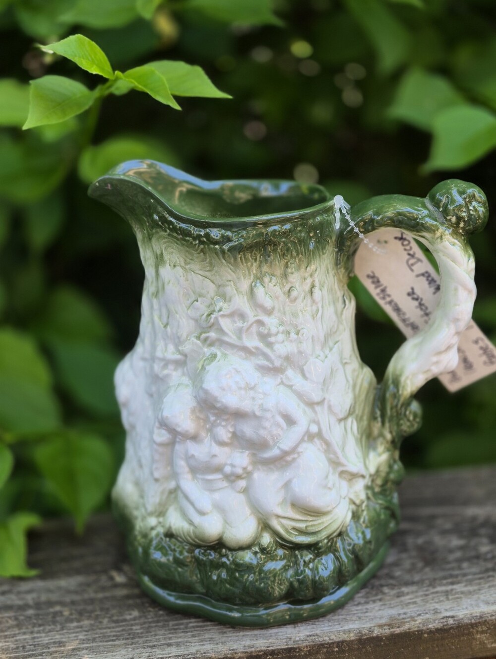 Burleigh Staffordshire Ironstone Pitcher "Babes In The Woods" Pattern